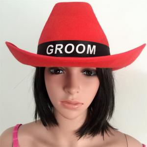 100% Polyester Cowboy Hat with Decroration