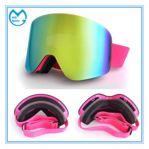 Anti Fog Interchangeable PC Skiing Mask Snow Goggles